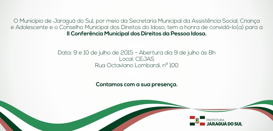 You are currently viewing Conferência dos Direitos da Pessoa Idosa acontece quinta e sexta (9 e 10)