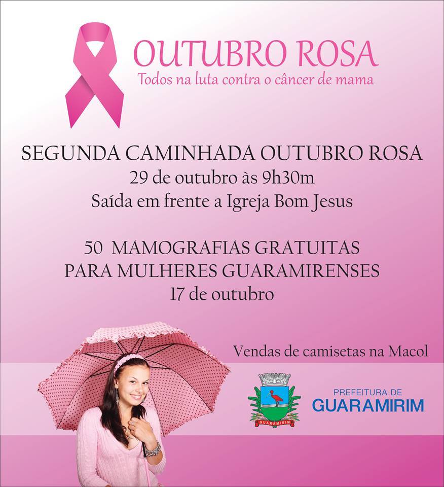 Read more about the article Ações para o Outubro Rosa em Guaramirim