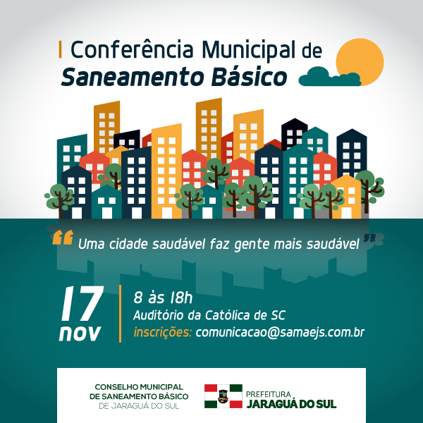 Read more about the article Conferência Municipal de Saneamento Básico será dia 17