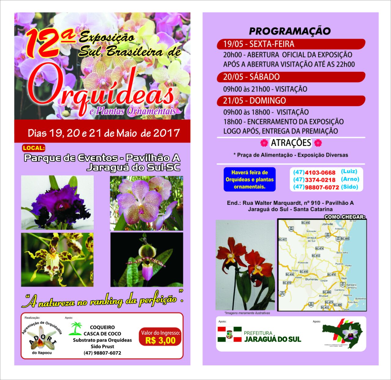 You are currently viewing Parque de Eventos abrigará exposição de orquídeas e plantas ornamentais