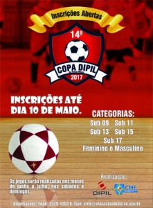 Read more about the article Inscrições abertas para a 14a Copa Dipil