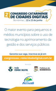 Read more about the article Segundo Congresso Catarinense de Cidades Digitais