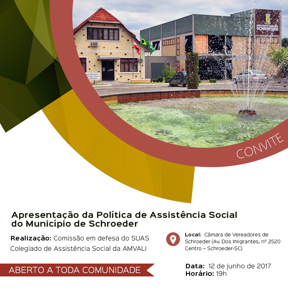 Read more about the article Apresentação da Política de Assistência Social do Município de Schroeder