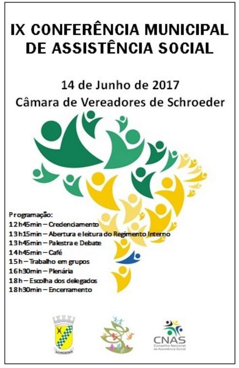 Read more about the article Schroeder realiza IX Conferência Municipal de Assistência Social