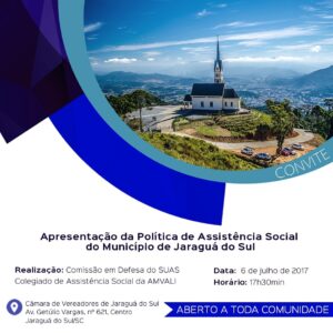 Read more about the article Apresentação da Política de Assistência Social do Município de Jaraguá do Sul