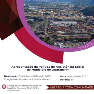 Read more about the article Apresentação da Política de Assistência Social do Município de Guaramirim