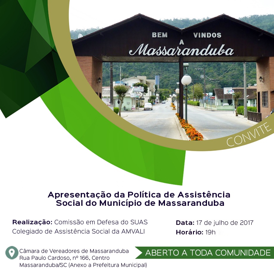 You are currently viewing Apresentação da Política de Assistência Social do Município de Massaranduba