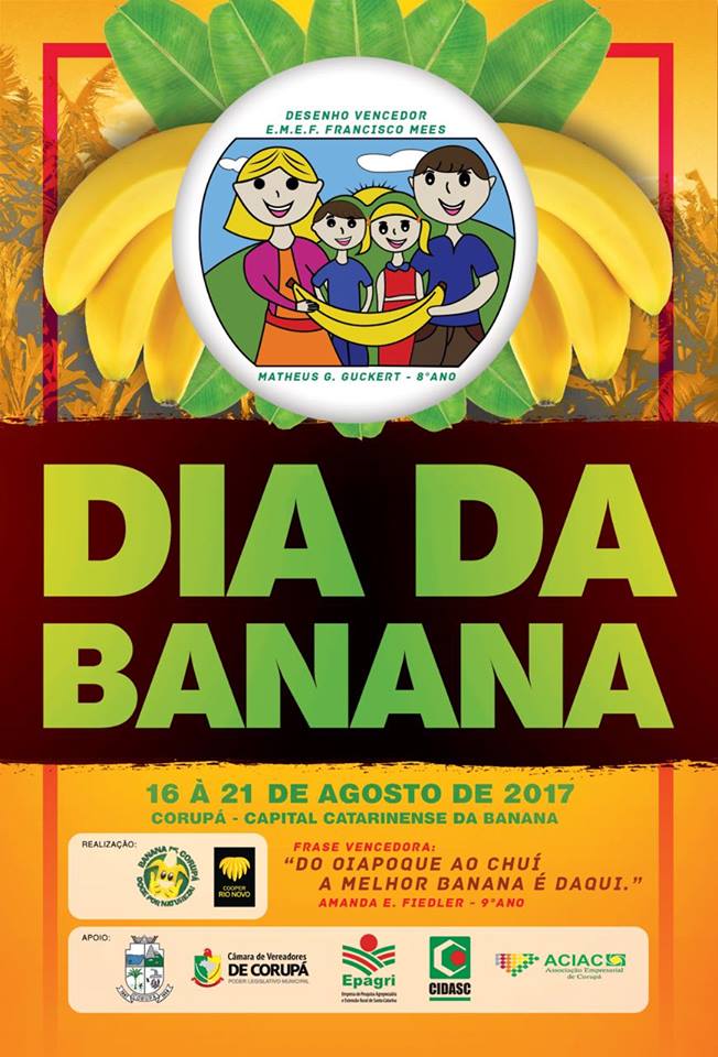 Read more about the article Dia da Banana em Corupá acontece em Agosto