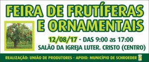 Read more about the article Feira reúne produtores de frutíferas e ornamentais em Schroeder