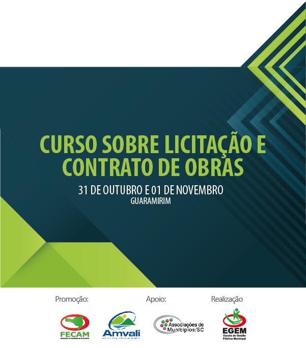 Read more about the article AMVALI promove Curso sobre Licitação e Contrato de Obras