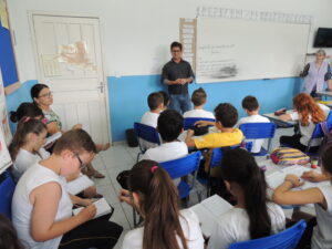 Read more about the article Prefeito participou de entrevista com alunos de 4º ano da Escola Aluísio