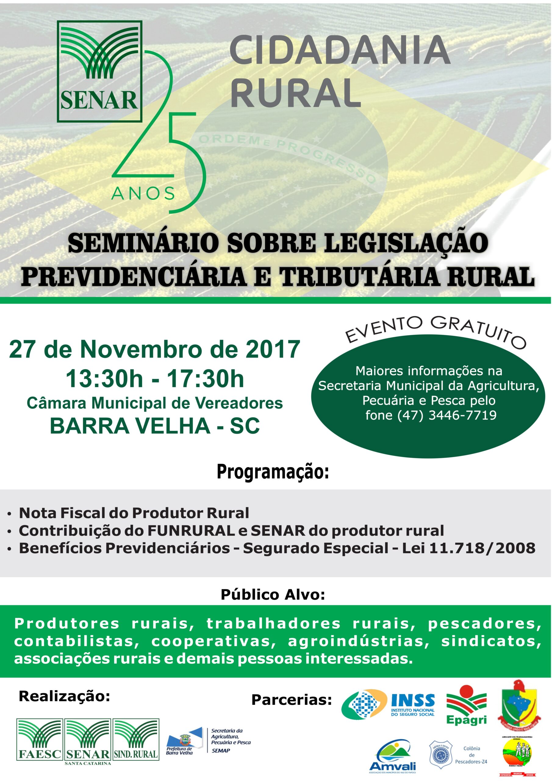 You are currently viewing AMVALI promove projeto Cidadania Rural junto a Secretaria de Agricultura, Pecuária e Pesca