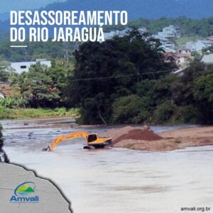 Read more about the article Começa o desassoreamento do Rio Jaraguá