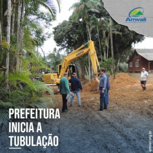 Read more about the article Prefeitura inicia a tubulação na Rua Francisco Picciani