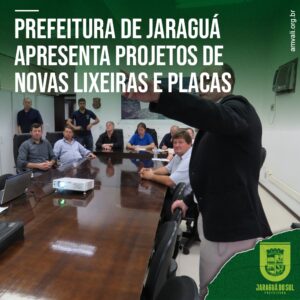 Read more about the article Prefeitura apresenta projetos de novas lixeiras e placas