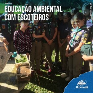 Read more about the article Educação Ambiental com Escoteiros