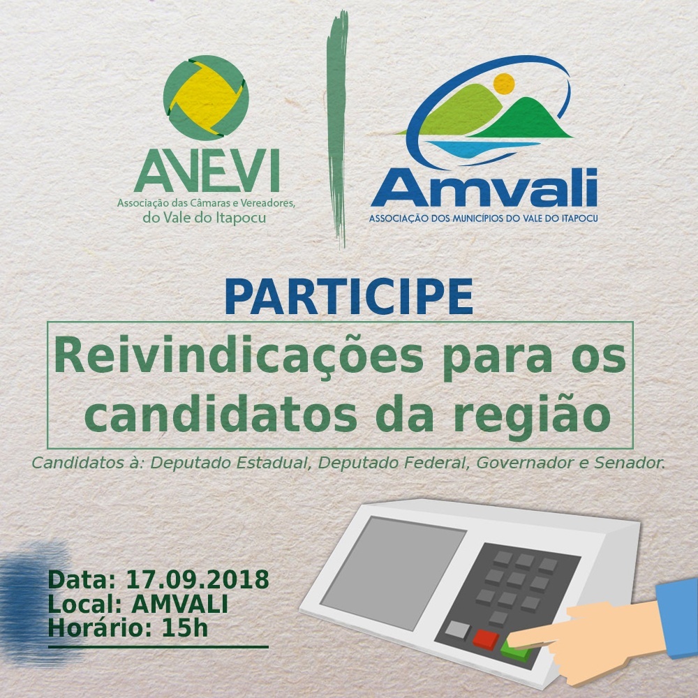 You are currently viewing Reivindicações para os candidatos da região