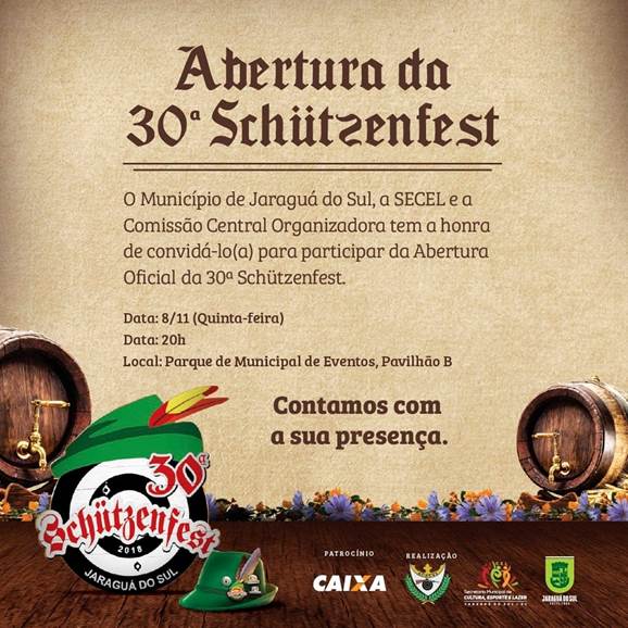 Read more about the article Abertura da 30º Schützenfest