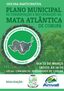 Read more about the article Oficina Participativa do Plano Municipal de Conservação e Recuperação da Mata Atlântica de Corupá