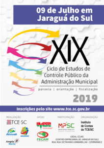 Read more about the article XIX Ciclo de Estudos de Controle Público da Administração Municipal será nesta terça-feira (9/7)