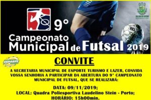 Read more about the article 9° Campeonato Municipal de Futsal de São João do Itaperiú