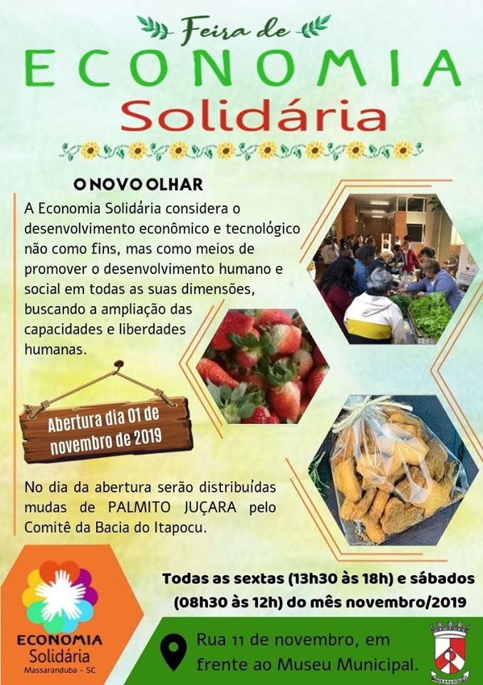 You are currently viewing Feira de Economia Solidária em Massaranduba