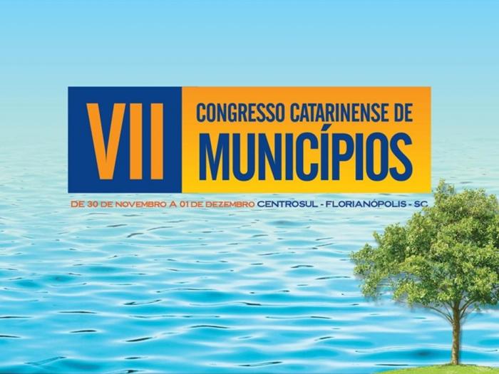 Read more about the article Abertas as inscrições para o VII Congresso Catarinense de Municípios