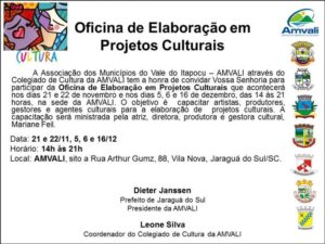 Read more about the article AMVALI realiza Oficina de Elaboração em Projetos Culturais