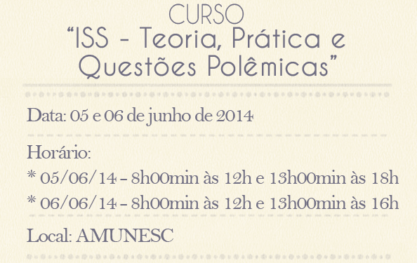 Read more about the article AMUNESC em parceria com a AMVALI promovem curso sobre ISS