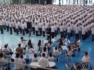 Read more about the article Mais de mil jovens fizeram Juramento à Bandeira em Jaraguá