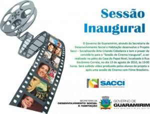 Read more about the article Governo de Guaramirim realiza sessão de cinema