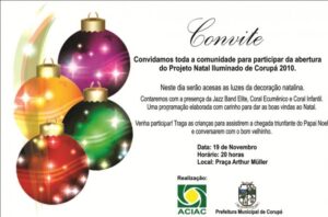 Read more about the article Corupá realiza hoje Natal Iluminado