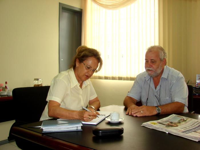 You are currently viewing Prefeita recebeu presidente do Conselho Municipal de Saúde