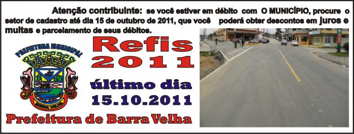 Read more about the article Barra Velha Refis 2011