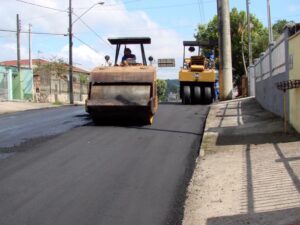 Read more about the article Chegou a vez da rua José Narloch ser recapeada