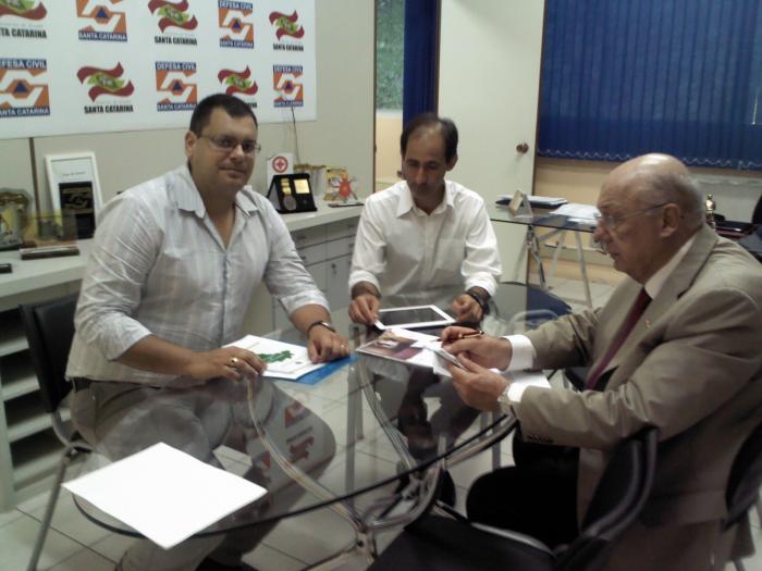 You are currently viewing Coordenador da Defesa Civil de Barra Velha esteve em Florianópolis conversando com o Secretário Estadual da Defesa Civil