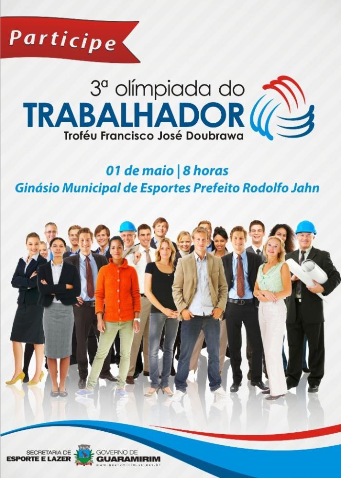 You are currently viewing Iniciam as inscrições para a 3ª Olimpíada do Trabalhador em Guaramirim