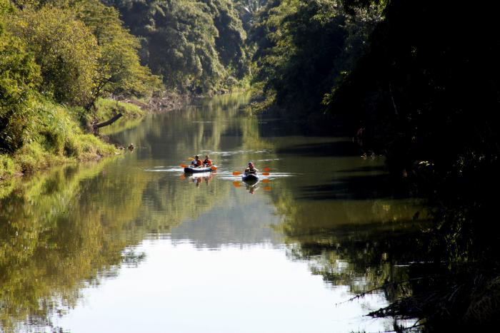 You are currently viewing Rio Jaraguá é vistoriado por técnicos da Prefeitura