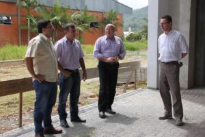 Read more about the article Prefeito de Guaramirim conhece obra do CEDUP