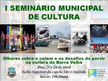 Read more about the article 1º SEMINÁRIO MUNICIPAL DE CULTURA