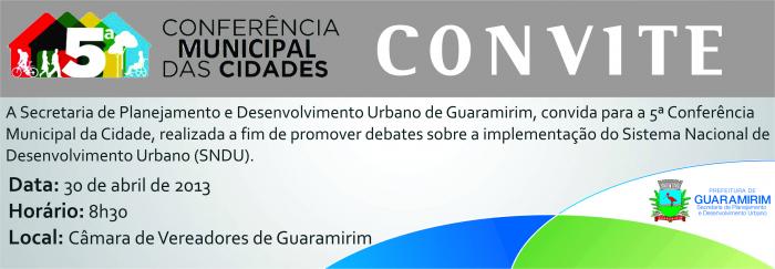 You are currently viewing Guaramirim realiza Conferência Municipal da cidade