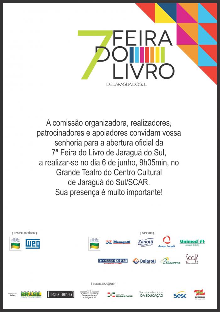 You are currently viewing Feira do Livro de Jaraguá do Sul inicia na quinta-feira