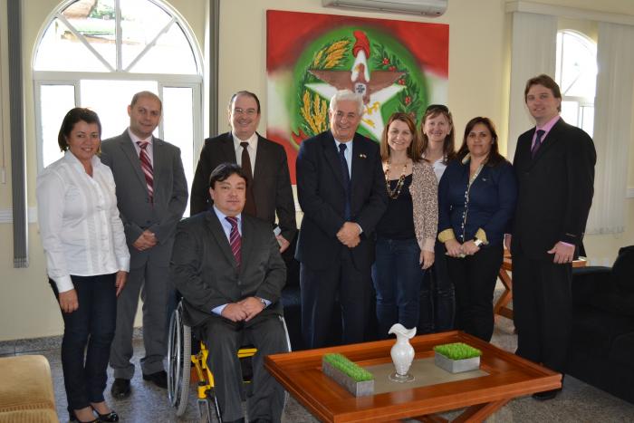 You are currently viewing João Matos recebe secretários de educação da região de Jaraguá do Sul