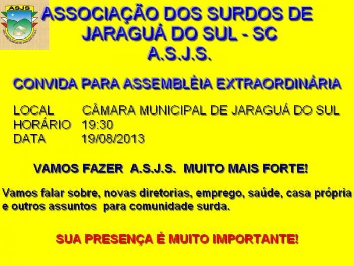 Read more about the article Assembleia extraordinária da Associação dos Surdos