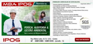 Read more about the article MBA IPOG – PERÍCIA, AUDITORIA E GESTÃO AMBIENTAL