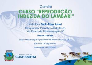 Read more about the article Agricultura promove curso: Reprodução Induzida no Lambari