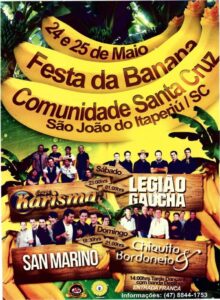 Read more about the article São João do Itaperiú terá festa da banana