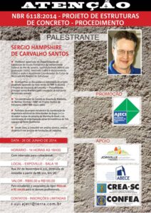 Read more about the article Palestra NBR 6118:2014 – Projeto de Estruturas de Concreto – Procedimento