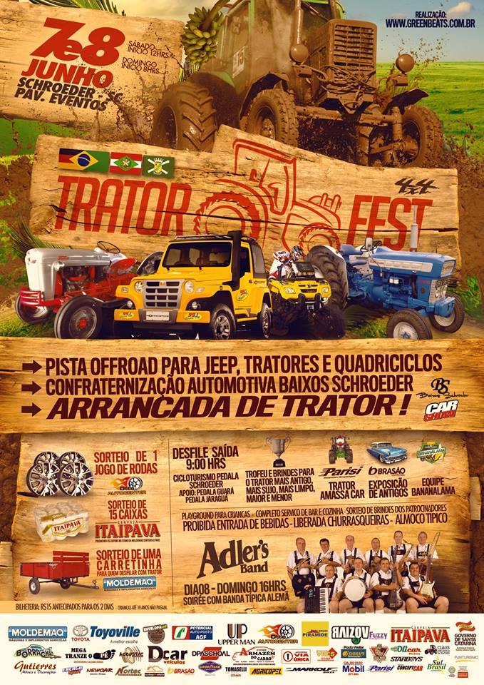 You are currently viewing Trator Fest acontecerá nos dias 26 e 27 de julho em Schroeder