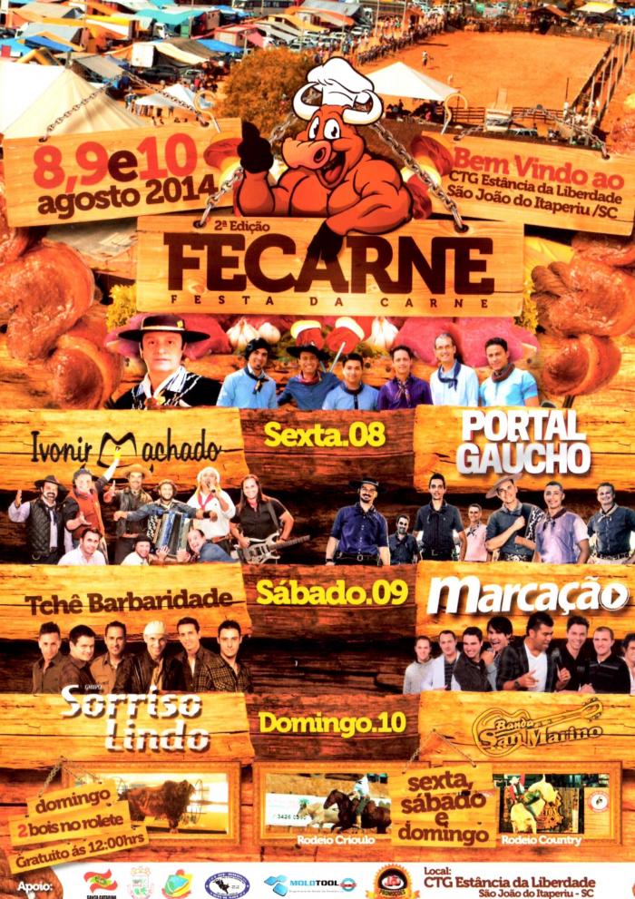 You are currently viewing São João do Itaperiú: 2ª FECARNE – Festa da Carne 2014